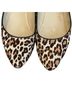 Nine West Leopard Print Brown Black Flats Size 7 - photo 7