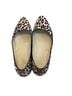 Nine West Leopard Print Brown Black Flats Size 7 - photo 5