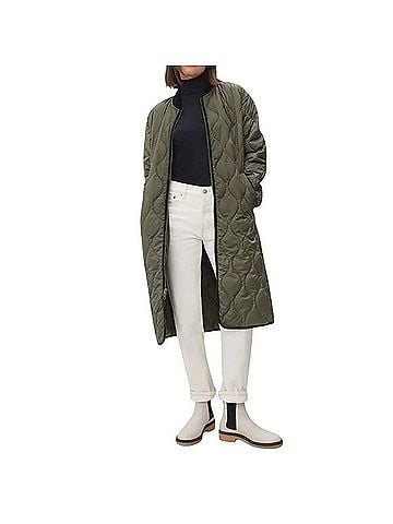 Everlane The Renew Long Liner Leather Jacket (view 1)