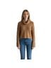 White + Warren Camo Brown Turtleneck Sweater Size M - photo 1