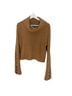 White + Warren Camo Brown Turtleneck Sweater Size M - photo 2