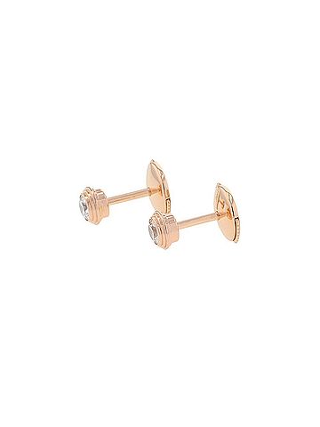 Cartier Cartier Earrings, Damour Medium Model, 2 Diamonds, Total 0.26ct, 18K Pink Gold, B8041500, Diamond (view 2)