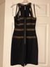 BCBGMAXAZRIA 63% Polyester 33% Rayon 4% Spandex 100% Polyester Black Cocktail Dress Size 0X - photo 4