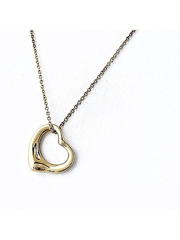 Tiffany & Co. Tiffany &amp; Co. Open Heart Necklace, Yellow Gold (750), Women's Necklace (view 1)