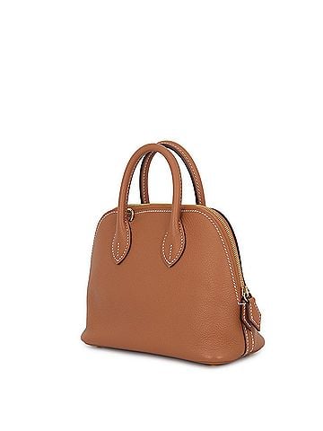 Hermès Hermes Bolide 1923 Mini Gold Evercolor B Stamp HERMES 2-way Shoulder Bag Handbag (view 2)