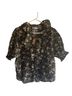 Natural Life 100% Cotton Floral Black Blouse Size XL - photo 8