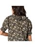 Natural Life 100% Cotton Floral Black Blouse Size XL - photo 2