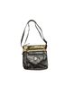 Giani Bernini Animal Print Black Brown Leather Crossbody Bag One size - photo 1