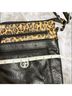 Giani Bernini Animal Print Black Brown Leather Crossbody Bag One size - photo 6