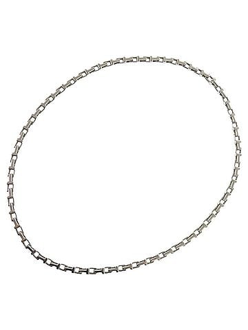 Tiffany & Co. Tiffany &amp; Co. T Narrow Chain Sterling Silver 925 Necklace 1587 (Men's) (view 1)