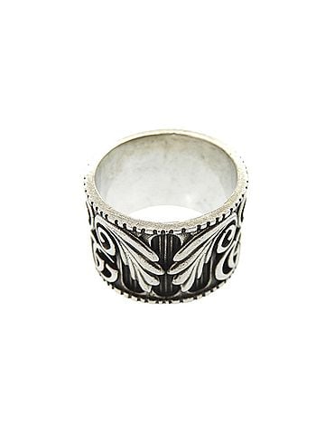 Gucci Gucci Double G Leaf Motif 551895-J8400 0811 Sterling Silver 925 1 Ring 0834 GUCCI Men's (view 2)