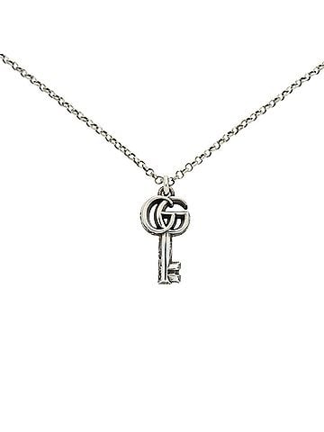 Gucci Gucci Arabesque Double G Key 627757 Sterling Silver 925 Necklace 0831 GUCCI Men's (view 1)