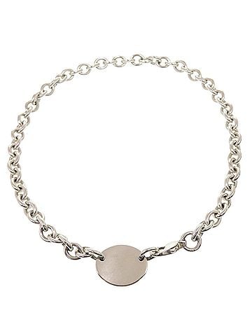 Tiffany & Co. Tiffany &amp; Co. Return to Oval Tag Necklace, Sterling Silver 925, 0805 (Men's) (view 2)
