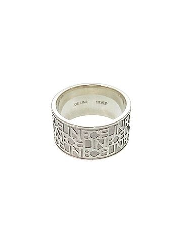Céline Celine logo ring, sterling silver 925, 0865CELINE (view 1)