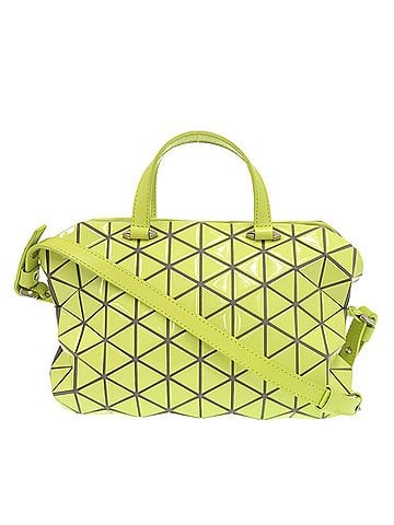 Issey Miyake Issey Miyake BAOBAO BB71-AG214 Polyurethane Leather Yellow 2-way Handbag Shoulder Bag 0158ISSEY MIYAKE (view 1)