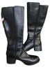 Naturalizer 100% Leather Black Boots Size 7 - photo 2