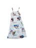 Gap Print Multi Color White Casual Dress Size S - photo 1