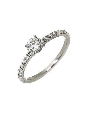 Cartier Cartier Etincelle #45 Ring, Half Diamond 0.30ct, Platinum Ring (view 1)