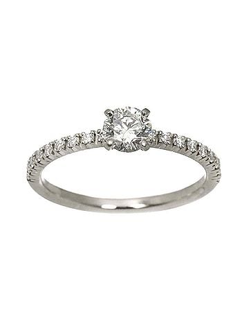 Cartier Cartier Etincelle #45 Ring, Half Diamond 0.30ct, Platinum Ring (view 2)