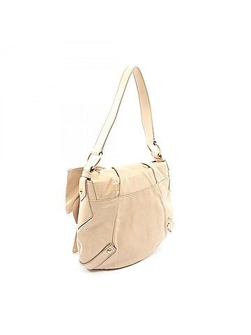 Yves Saint Laurent Yves Saint Laurent Rive Gauche Sac Bow Ribbon Shoulder Bag Handbag Leather Women's Beige (view 2)