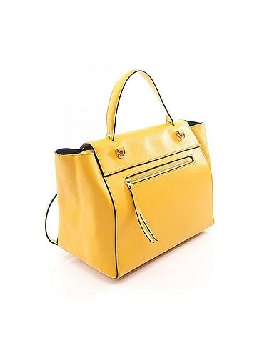 Céline Celine BELT BAG MINI - 2-way handbag, leather, women's, yellow. (view 2)