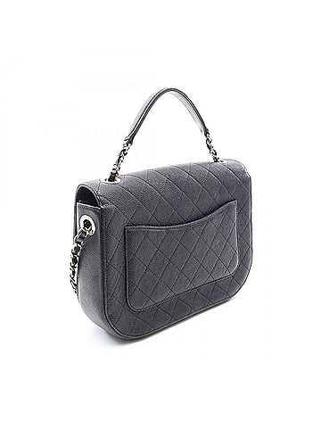 Chanel Chanel Matelassé Half Coco 2-Way Shoulder Bag/Handbag, Caviar Leather (Grained Calfskin), Women's, Black (view 2)
