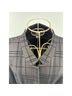 Alfani Plaid Black Gray Jacket Size 18 - photo 13