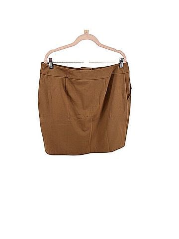 J.Jill Ponte Button Front Skirt Casual Skirt (view 2)