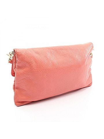 Balenciaga Balenciaga Giant Envelope 2-Way Second Bag Clutch Handbag Leather Women's Orange (view 2)