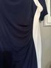 Glamour 95% Polyester 5% Spandex 95% Polyester 5% Spandex 100% Polyester Color Block Blue White Multi Color Casual Dress Size 16 - photo 4
