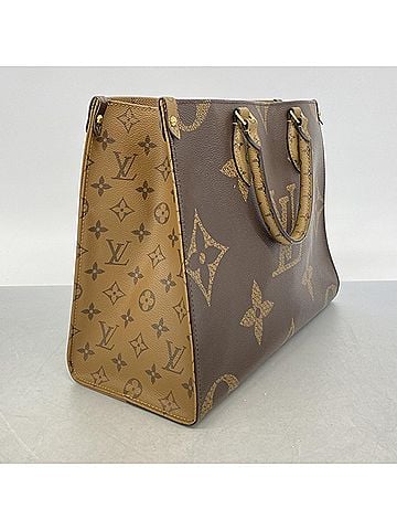 Louis Vuitton Louis Vuitton Monogram Giant Reverse OnTheGo MM Tote Bag M45321 Brown 2-way bag for men and women (view 2)