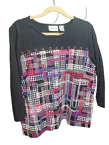 Alfred Dunner 3/4 Sleeve Blouse (view 1)