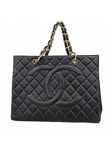 Chanel Chanel Matelassé Lambskin Chain Tote Bag, Black, for Women (view 1)