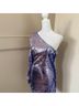 Bardot 100% Polyester 97% Polyester 3% Elastane Blue Cocktail Dress Size 4 - photo 4