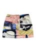 BDG 100% Cotton Print Pink Yellow Black White Ivory Casual Skirt Size M - photo 2