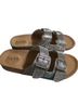 Nicole Miller Silver Sandals Size 8 - photo 1