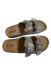 Nicole Miller Silver Sandals Size 8 - photo 2