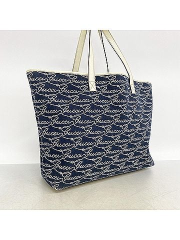 Gucci Gucci Tote Bag 257245 Canvas Navy Women's (view 2)