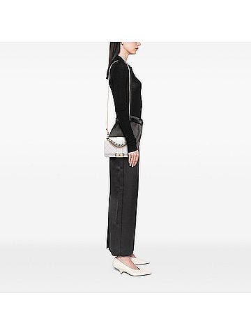Chanel CC Stitched Calfskin Chain Flap (view 2)