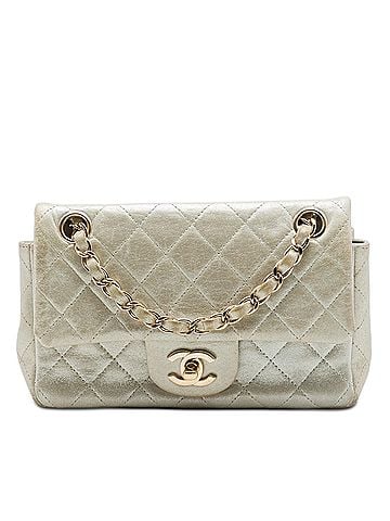 Chanel Mini Rectangular Classic Iridescent Lambskin Single Flap (view 1)