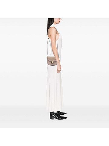 Céline Teen Shiny Calfskin Triomphe Besace Clea Crossbody (view 2)