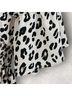 Le Gali 100% Polyester Animal Print Ivory Gray Casual Dress Size L - photo 6