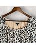 Le Gali 100% Polyester Animal Print Ivory Gray Casual Dress Size L - photo 7