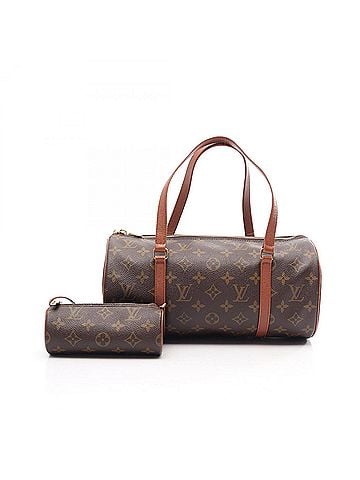 Louis Vuitton Louis Vuitton Papillon 30 (older model) handbag, coated canvas and leather, Monogram pattern, women's, brown, M51365 (view 1)