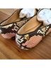 Veronica Beard Animal Print Brown Pink Flats Size 8 1/2 - photo 7