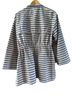 Lafayette 148 New York 100% Polyester Stripes Blue White Jacket Size M - photo 2