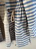 Lafayette 148 New York 100% Polyester Stripes Blue White Jacket Size M - photo 3