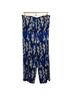 Joie Floral Blue White Casual Pants Size 2X - photo 2