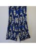 Joie Floral Blue White Casual Pants Size 2X - photo 7