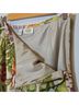 Talbots 55% Silk 45% Linen 100% Polyester Floral Tan Casual Skirt Size 8 (petite) - photo 5